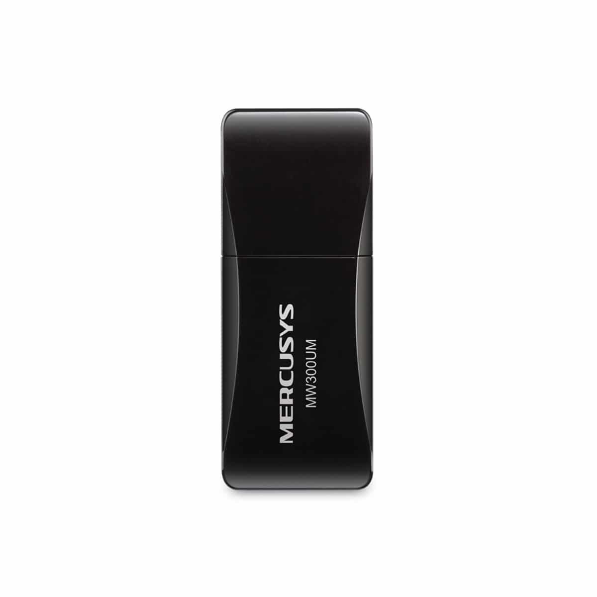 ADAPTADOR DE RED INALAMBRICO MERCUSYS (MW300UM) N300, MINI USB, 300MBPS, 2.4GHZ, COMPARTE WIFI