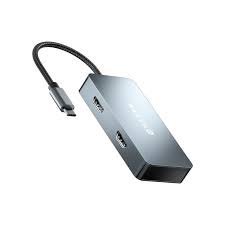 ADAPTADOR NACEB (NA-0147) USB-C, 7 EN 1, DUAL HDMI 4K + USB-C + PD100W + 3*USB 3.0 - Imagen 2