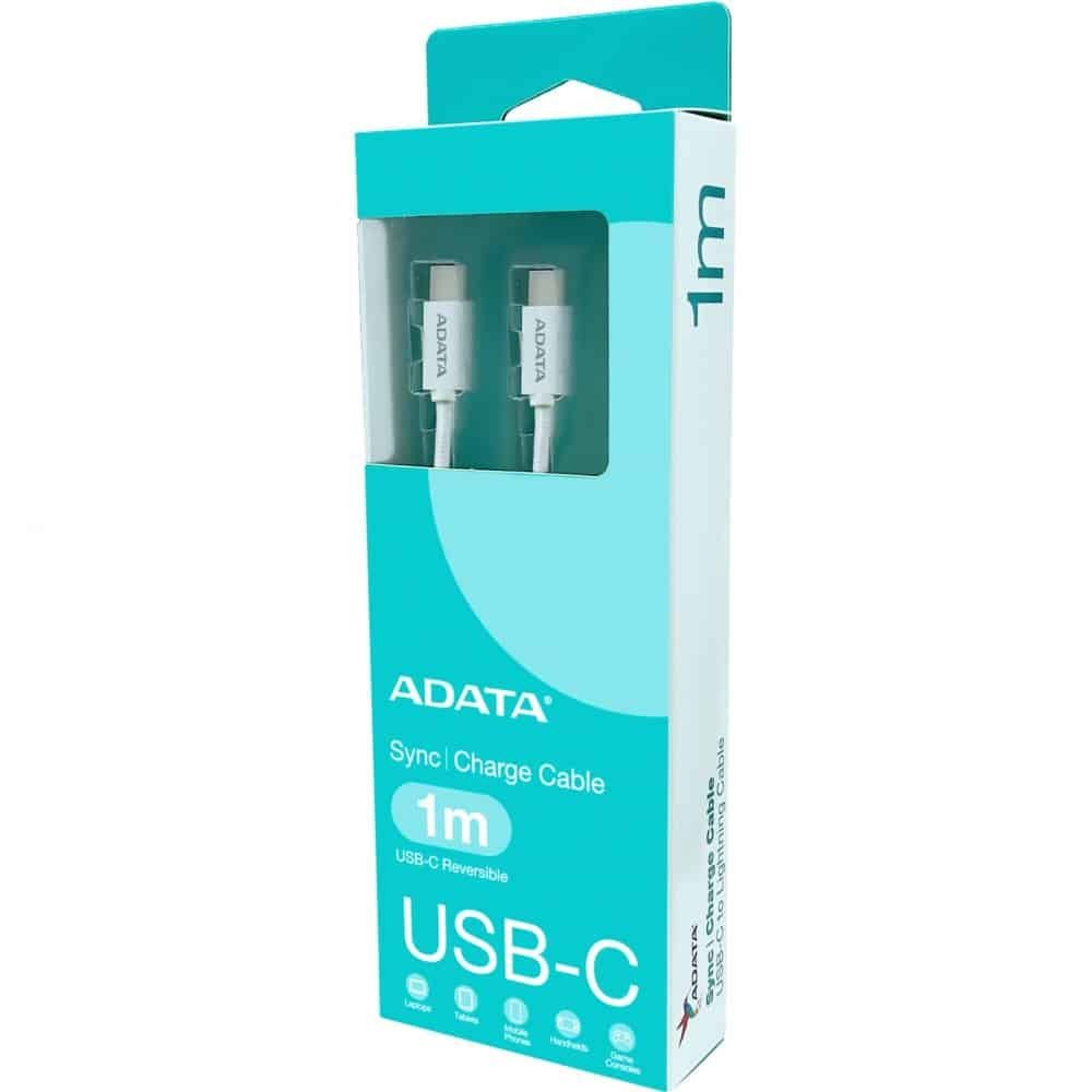 CABLE ADATA TIPO C A TIPO C 100CM BLANCO CACC 100PN WH - Imagen 2