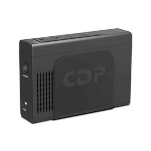 CDP Li-504 UPS Interactivo de 500VA / 250Watts / Entrada 120V / 4 Terminales de salida / Carga rapida mediante USB / Regulador / Respaldo 5 minutos a carga completa / Batería de Litio