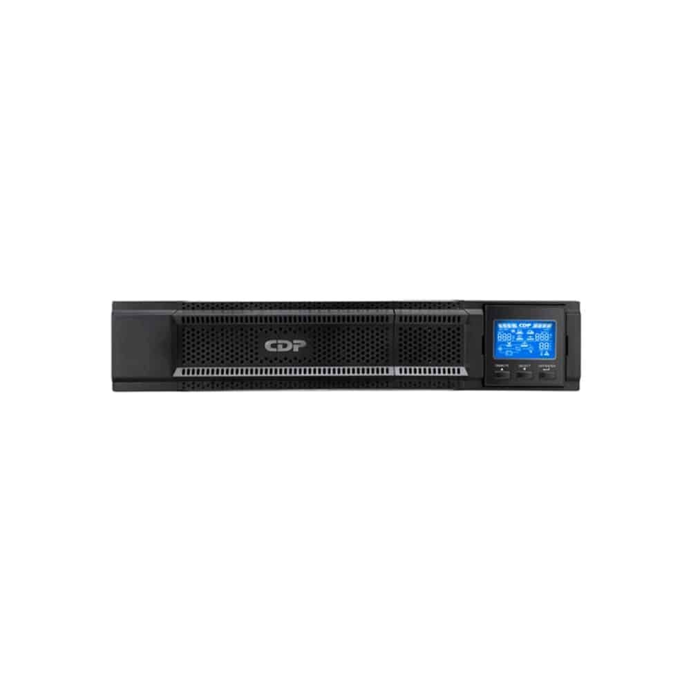 CDP UPO11-1RT AX - UPS de 1000VA y 1000W con 8 terminales, 4 programables, pantalla LCD, 5 min de respaldo a carga completa, disponible sobre pedido.