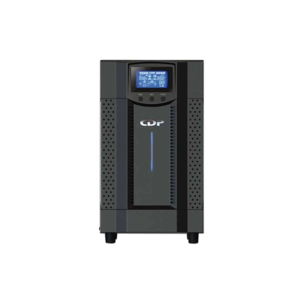 CDP UPO11-3 AXi - UPS online de 3000VA y 3000W con voltaje de entrada 220VCA, 8 terminales de salida, 6 baterías de 12V a 9AH, 5 min. respaldo a carga completa