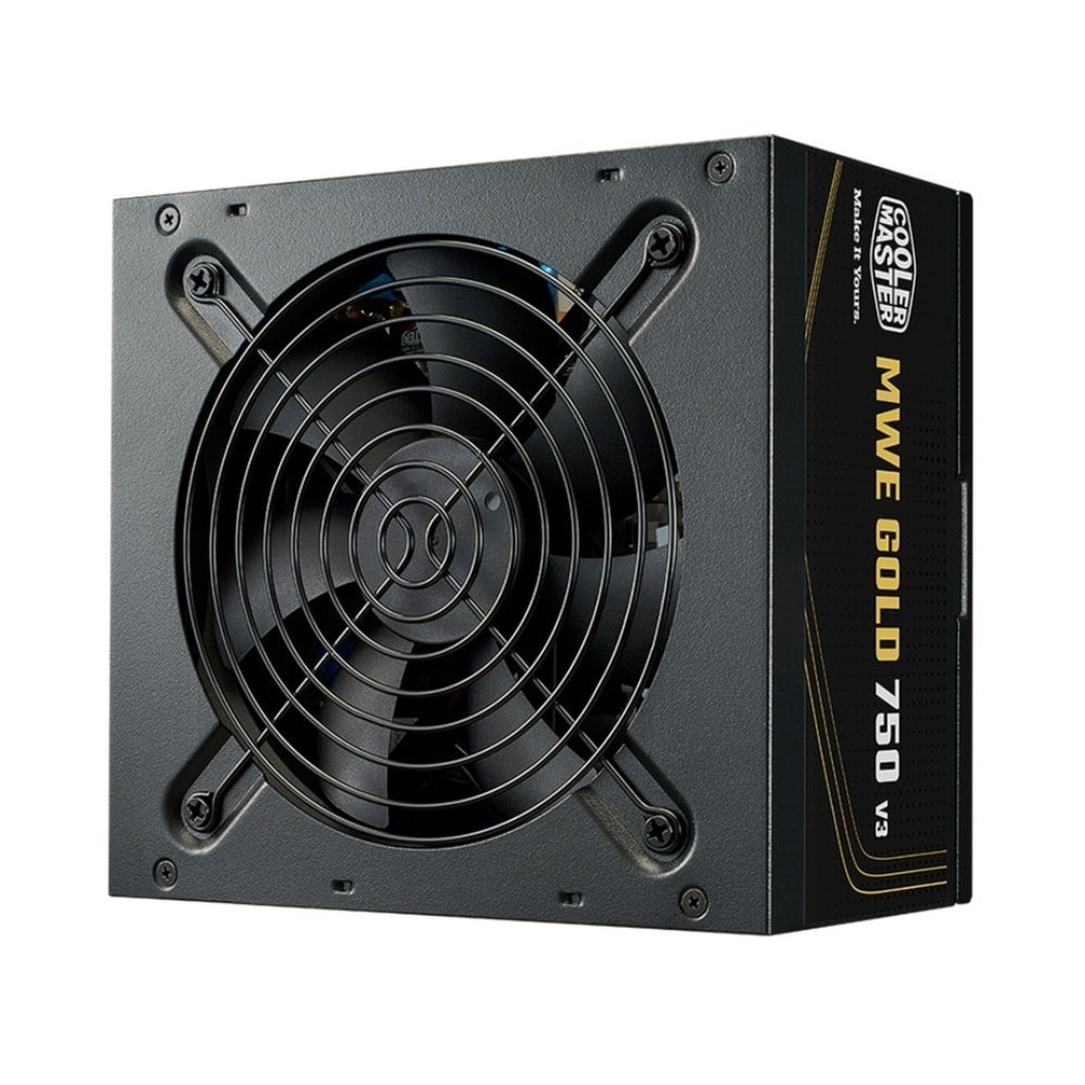 FUENTE DE PODER COOLER MASTER (MPE-7506-ACAG-BUS) MWE GOLD 750 V3 ATX 12V VER.3.1 NO MODULAR PFC ACT