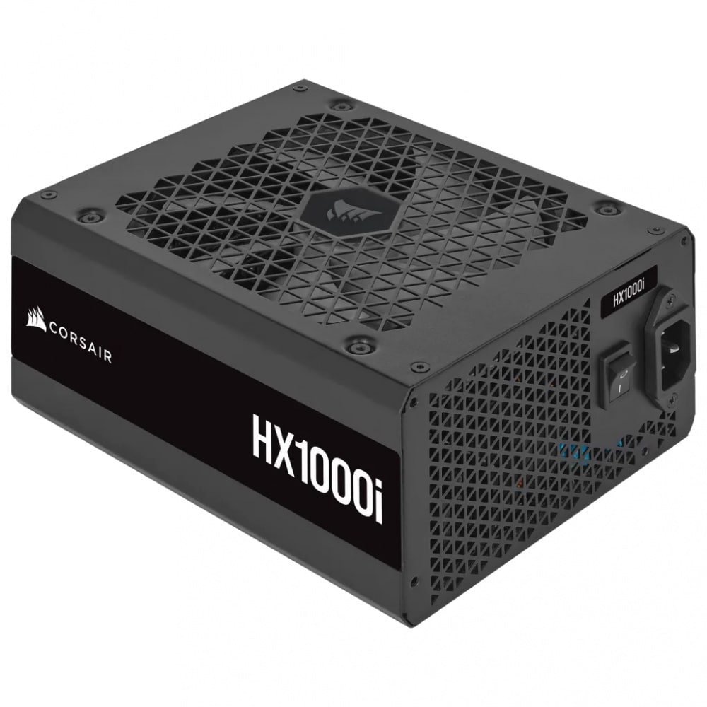 FUENTE DE PODER CORSAIR (CP-9020259-NA) HX1000I,1000W,FULL MODULAR,80 PLUS PLATINUM,NEGRO - Imagen 3