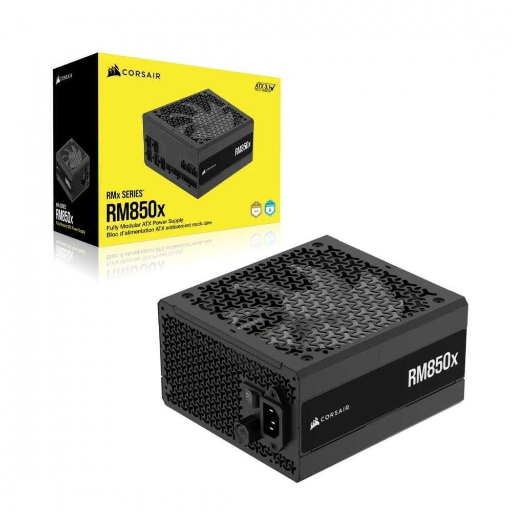 FUENTE DE PODER CORSAIR (CP-9020270-NA) RM850X, 850W, FULL MODULAR, 80 PLUS GOLD NEGRO - Imagen 2