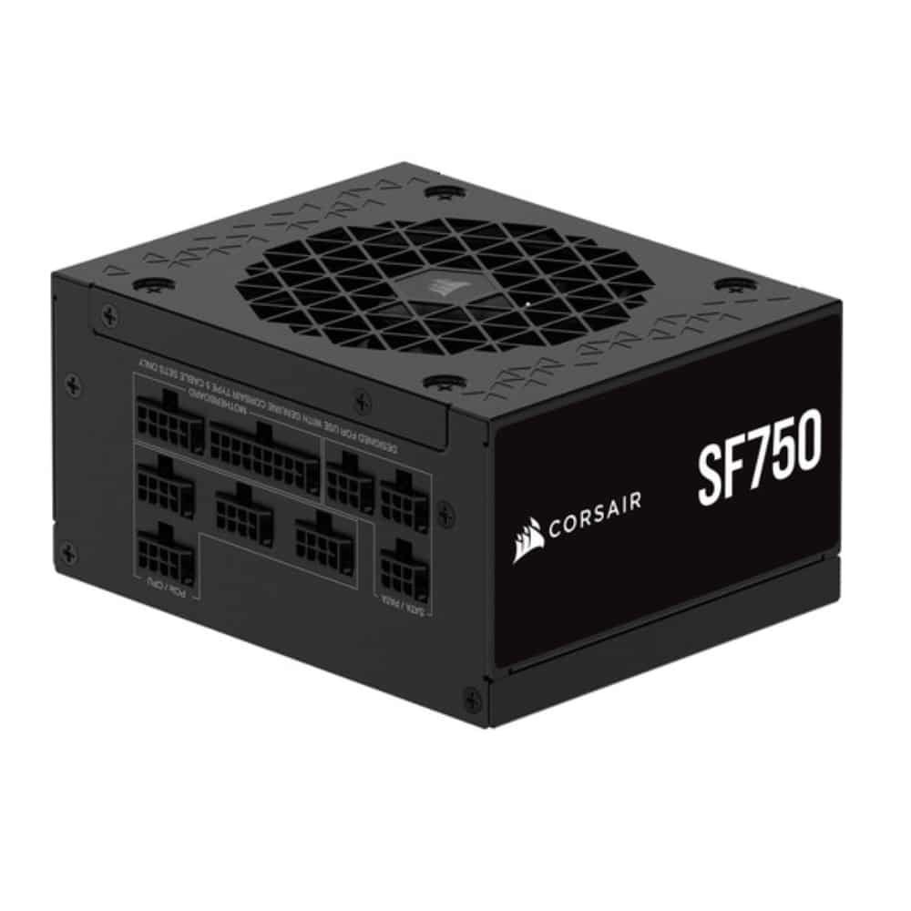 FUENTE DE PODER CORSAIR (CP-9020284-NA) SF750, 750W, 80 PLUS PLATINUM, NEGRO