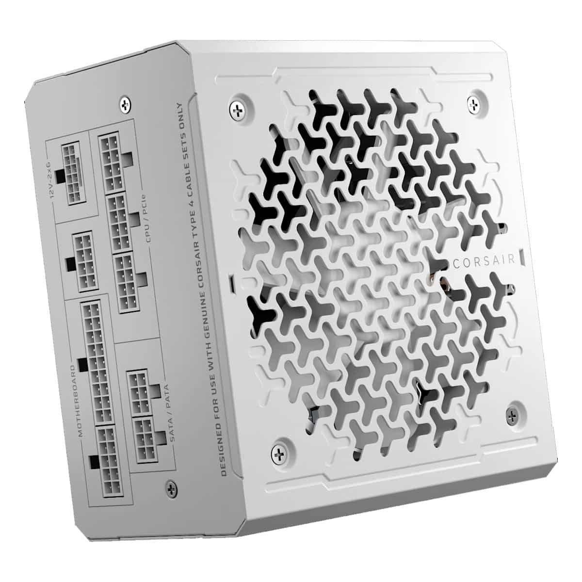 FUENTE DE PODER CORSAIR (CP-9020294-NA) RM1000E, FULL MODULAR, BLANCA, GOLD - Imagen 2