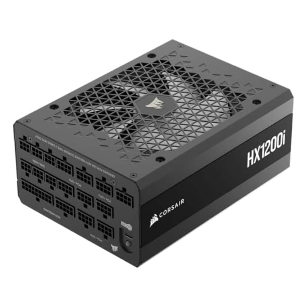 FUENTE DE PODER CORSAIR (CP-9020307-NA) HX1200I, 1200W, FULL MODULAR, PLATINUM, NEGRA - Imagen 2