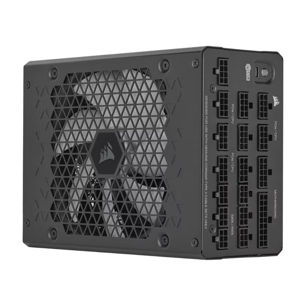 FUENTE DE PODER CORSAIR (CP-9020307-NA) HX1200I, 1200W, FULL MODULAR, PLATINUM, NEGRA