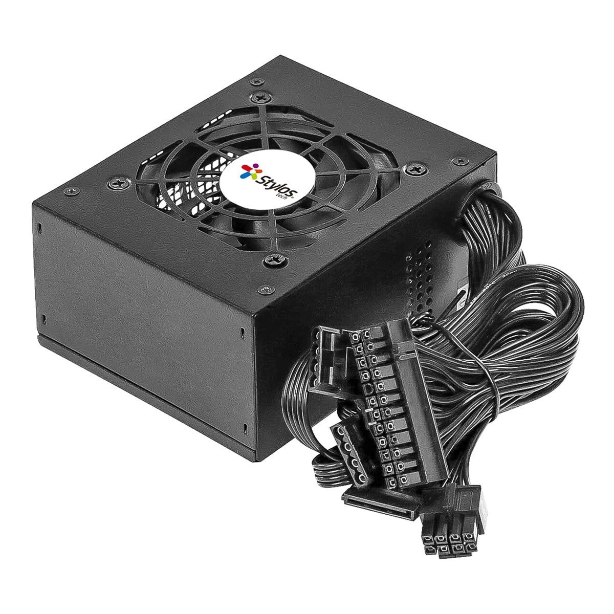 FUENTE DE PODER STYLOS (STFPSFX1B) SFX550W, SLIM, STANDARD, 115V, ENTRADA AC - Imagen 2