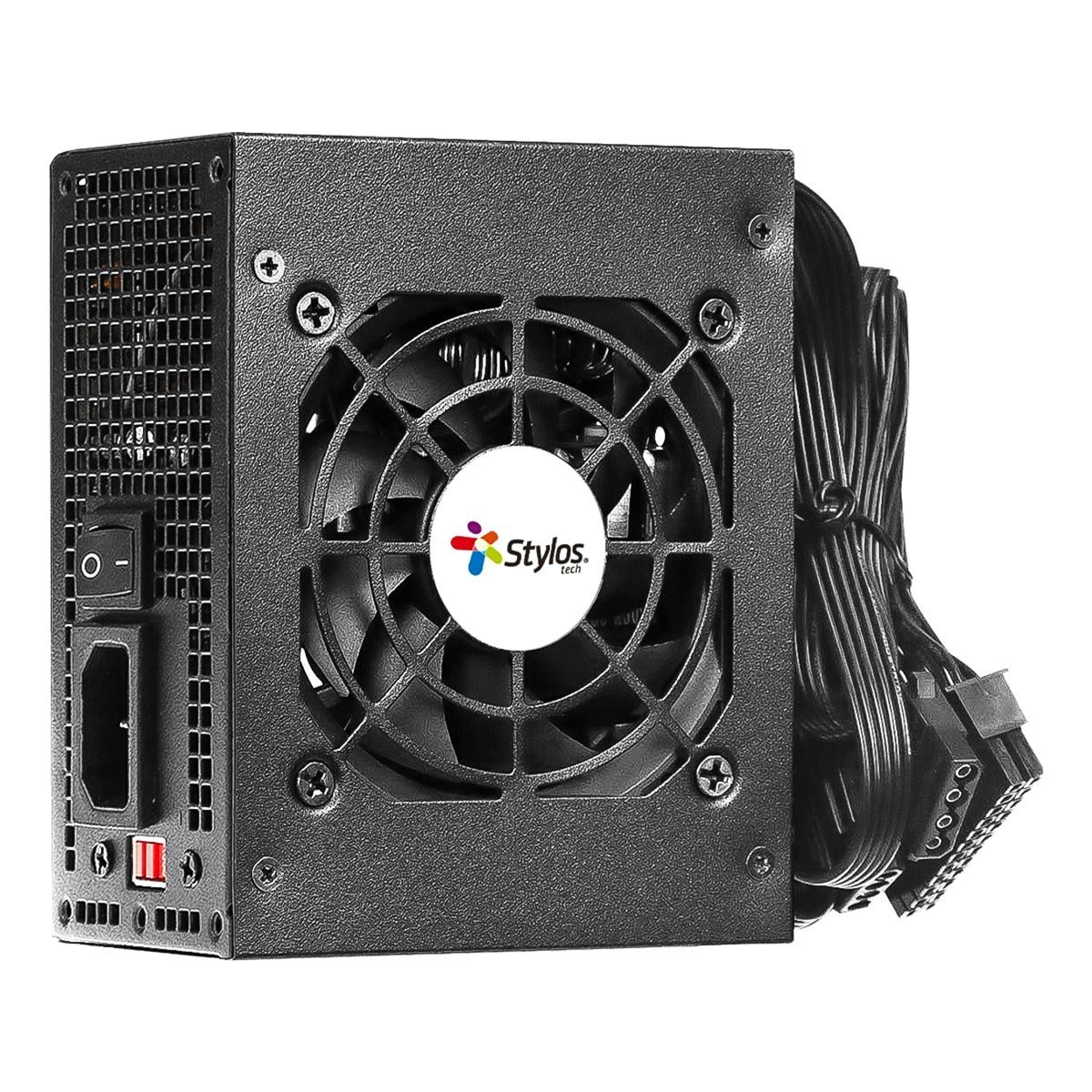FUENTE DE PODER STYLOS (STFPSFX1B) SFX550W, SLIM, STANDARD, 115V, ENTRADA AC
