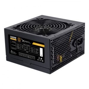 FUENTE DE PODER XZEAL (XZPS500B) XZ500, 500W, ATX, 80 PLUS BRONCE, NO MODULAR, NEGRO
