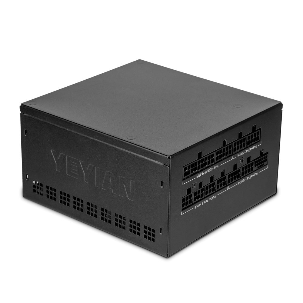 FUENTE DE PODER YEYIAN PEGASUS 1000W 80+ PLATINUM PCI-E GEN 5 YFP-1K031-01 - Imagen 2