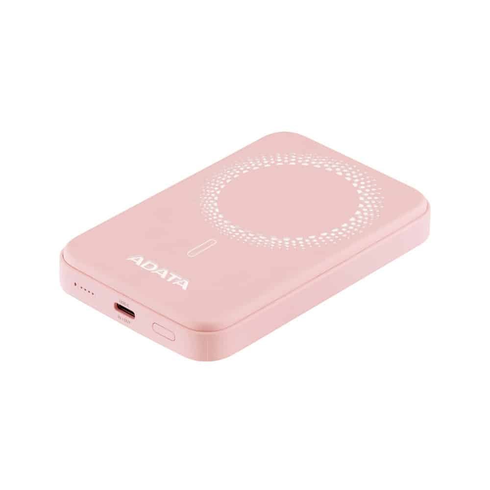 POWER BANK ADATA R050 5000MAH MAGNETICA INALÁMBRICA USB C ROSA PR0501APK - Imagen 5