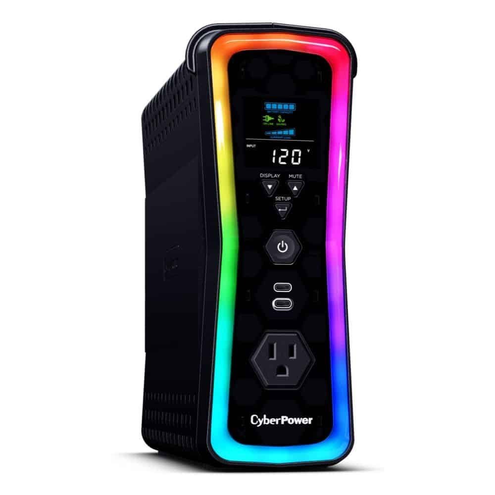UPS/NO BREAK CYBERPOWER GX150C2 1500VA/1000W PFC RGB PANEL LCD USB-CX2
