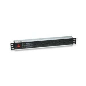 Barra PDU INTELLINET 207102 para Rack 19" con 7 Salidas, 1.5U, Cable de 3 m y Protección contra Picos