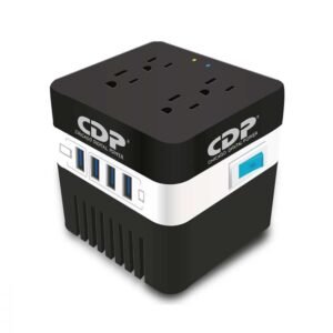 CDP RU-AVR604 600VA/300W AVR, 4 SALIDAS, 175 JULIOS, 4 PUERTOS USB, 120 VAC
