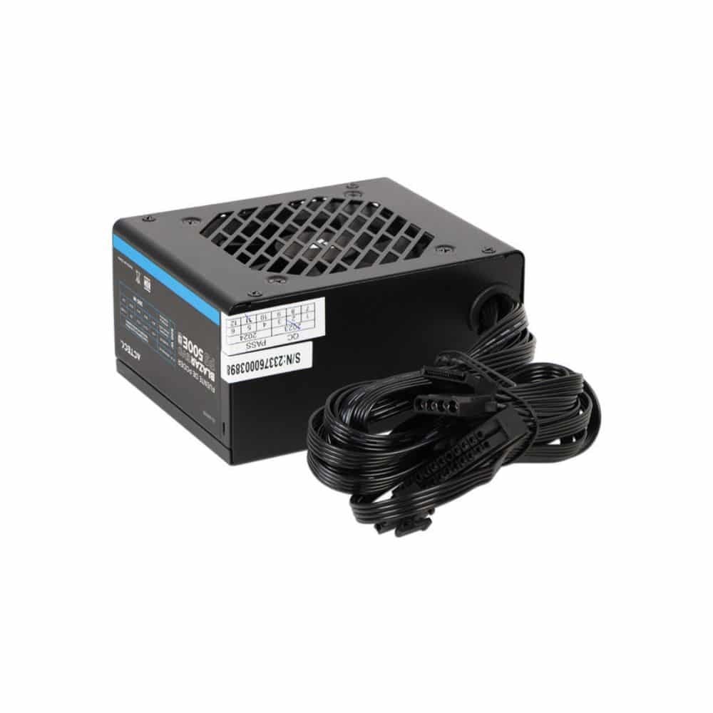 FUENTE DE PODER ACTECK BLAZAR EVO FS500E / ATX / SFX / 500 W /SLIM / NO MODULAR / VENTILADOR 80 MM / NEGRO / ES-05002E - Imagen 2