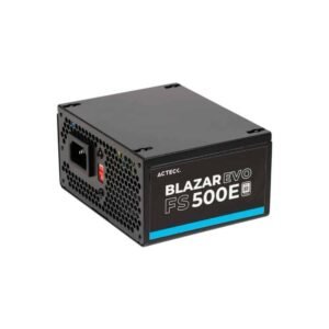 FUENTE DE PODER ACTECK BLAZAR EVO FS500E / ATX / SFX / 500 W /SLIM / NO MODULAR / VENTILADOR 80 MM / NEGRO / ES-05002E