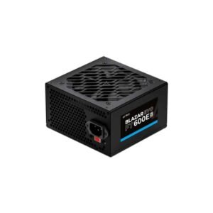 FUENTE DE PODER ACTECK BLAZAR EVO FT600E / ATX / 600 W / NO MODULAR / VENTILADOR 120 MM / NEGRO / ES-05003E