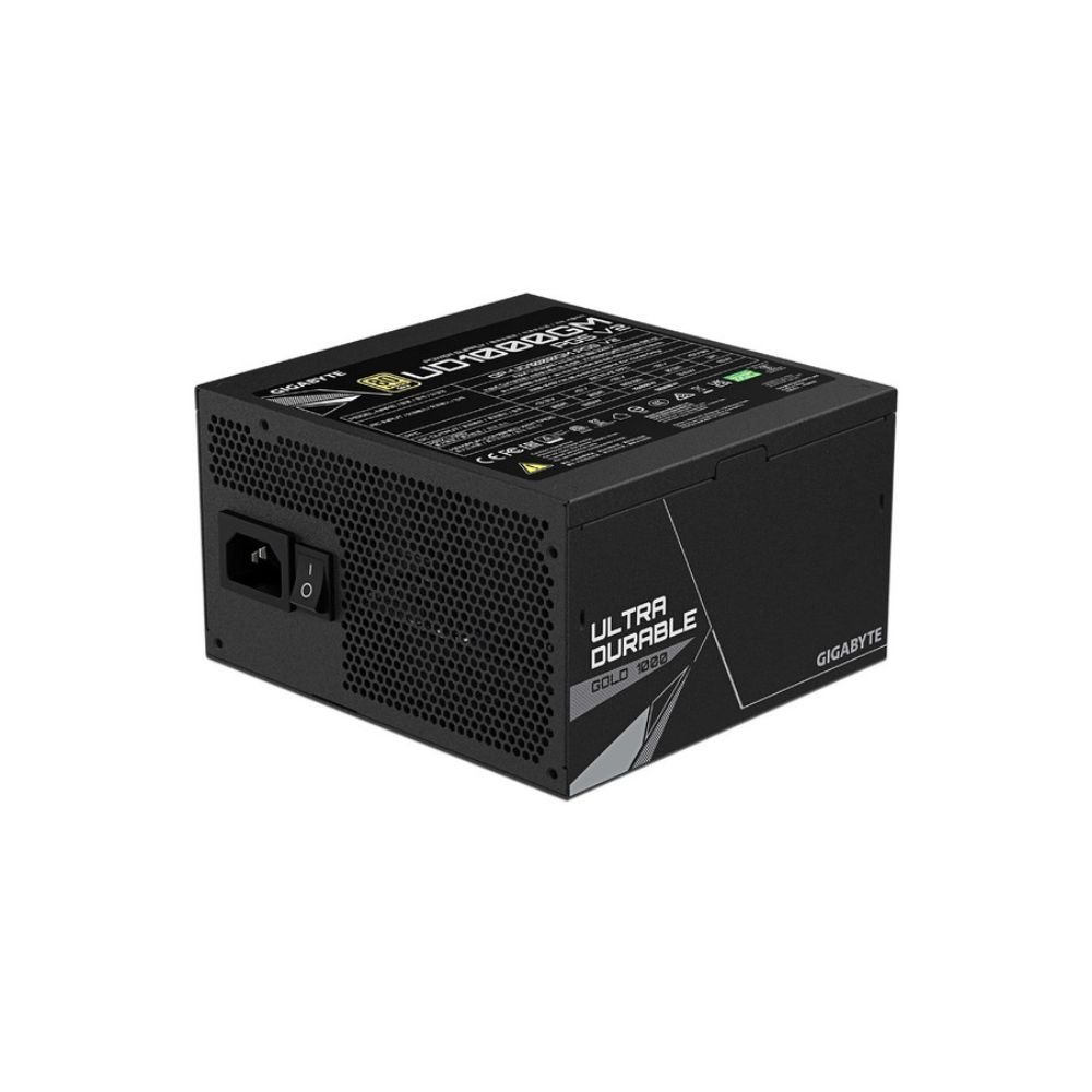 FUENTE DE PODER GIGABYTE GP-UD1000GM PG5 V2 / 1000W 80 PLUS GOLD / ATX 3.1 / GAMER