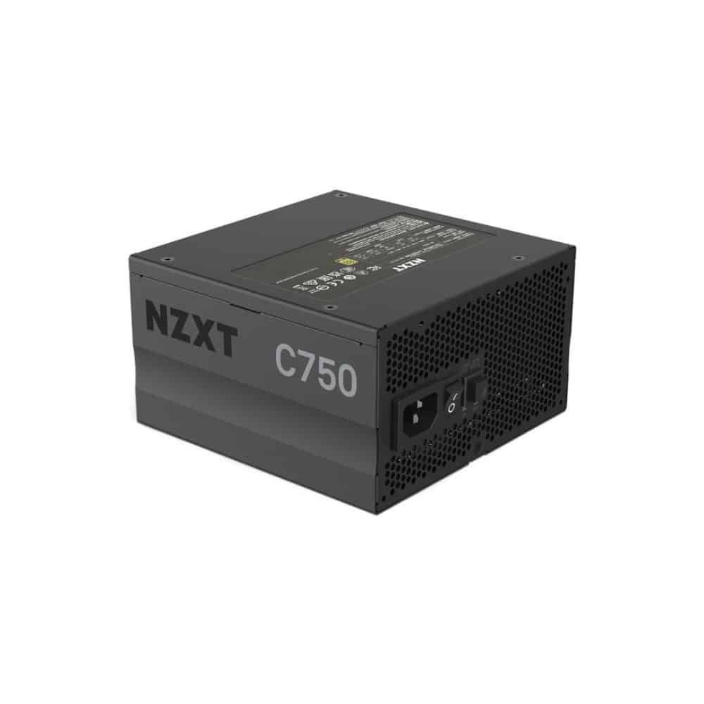 FUENTE DE PODER NZXT C750 GOLD CORE 80PLUS FULLY MODULAR ATX 3.1 POWER SUPPLY US POWER CORD