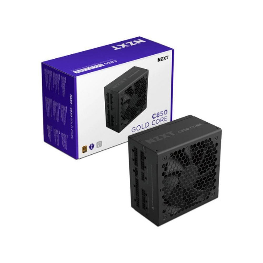 FUENTE DE PODER NZXT (PA-8G3BB-US) C850, 80 PLUS, GOLD, NEGRA - Imagen 2