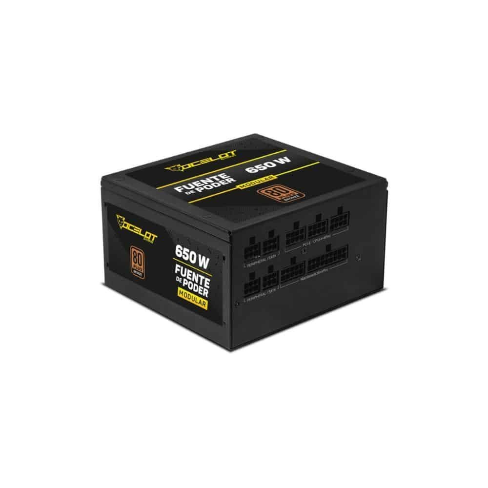 FUENTE DE PODER OCELOT GAMING OPS650 / ATX / 650W / MODULAR / 80 PLUS BRONCE / COLOR NEGRO - Imagen 3