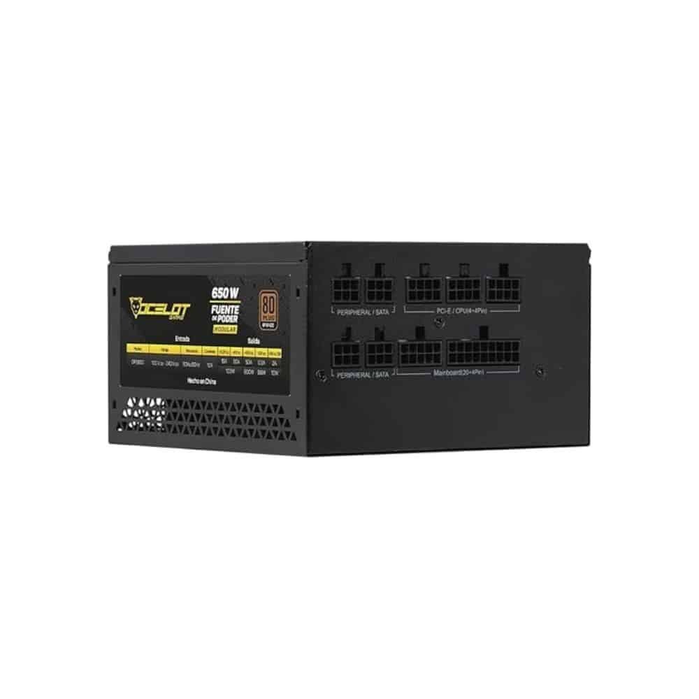 FUENTE DE PODER OCELOT GAMING OPS650 / ATX / 650W / MODULAR / 80 PLUS BRONCE / COLOR NEGRO - Imagen 4