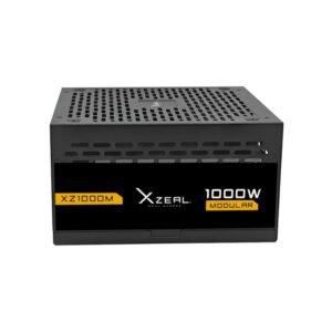 FUENTE DE PODER XZEAL (XZPS1000MB) XZ1000M, 1000W, 80 PLUS GOLD MODULAR, NEGRO