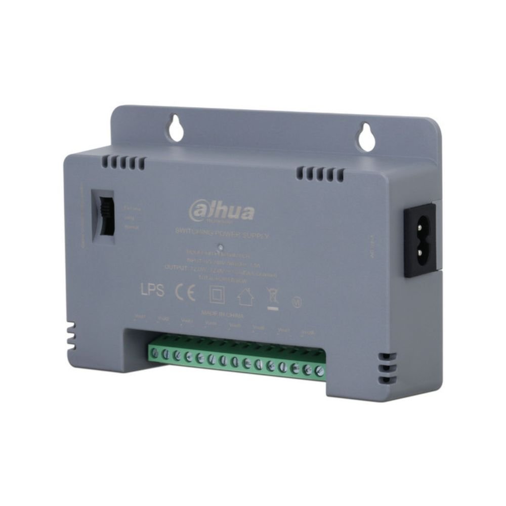 Fuente de Poder DAHUA DH-PFM344D-8CH-US con Distribuidor 8 Canales 12 VCD 4A