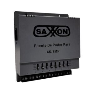 Fuente de Poder Regulable Metálica SAXXON ENERGÍA PSU1208A-4K 12/13/15 VCC 8A 8 Canales
