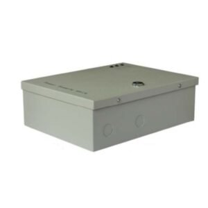 Fuente de Poder SAXXON PSU1210D9B 12 VCD 10A para 9 Cámaras con Respaldo de Batería