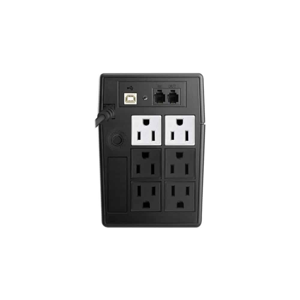 NO BREAK/UPS KOBLENZ 7016 USB/R 700VA/360W 6 CONT (4/2) 25 MIN (00-4206-9) - Imagen 3