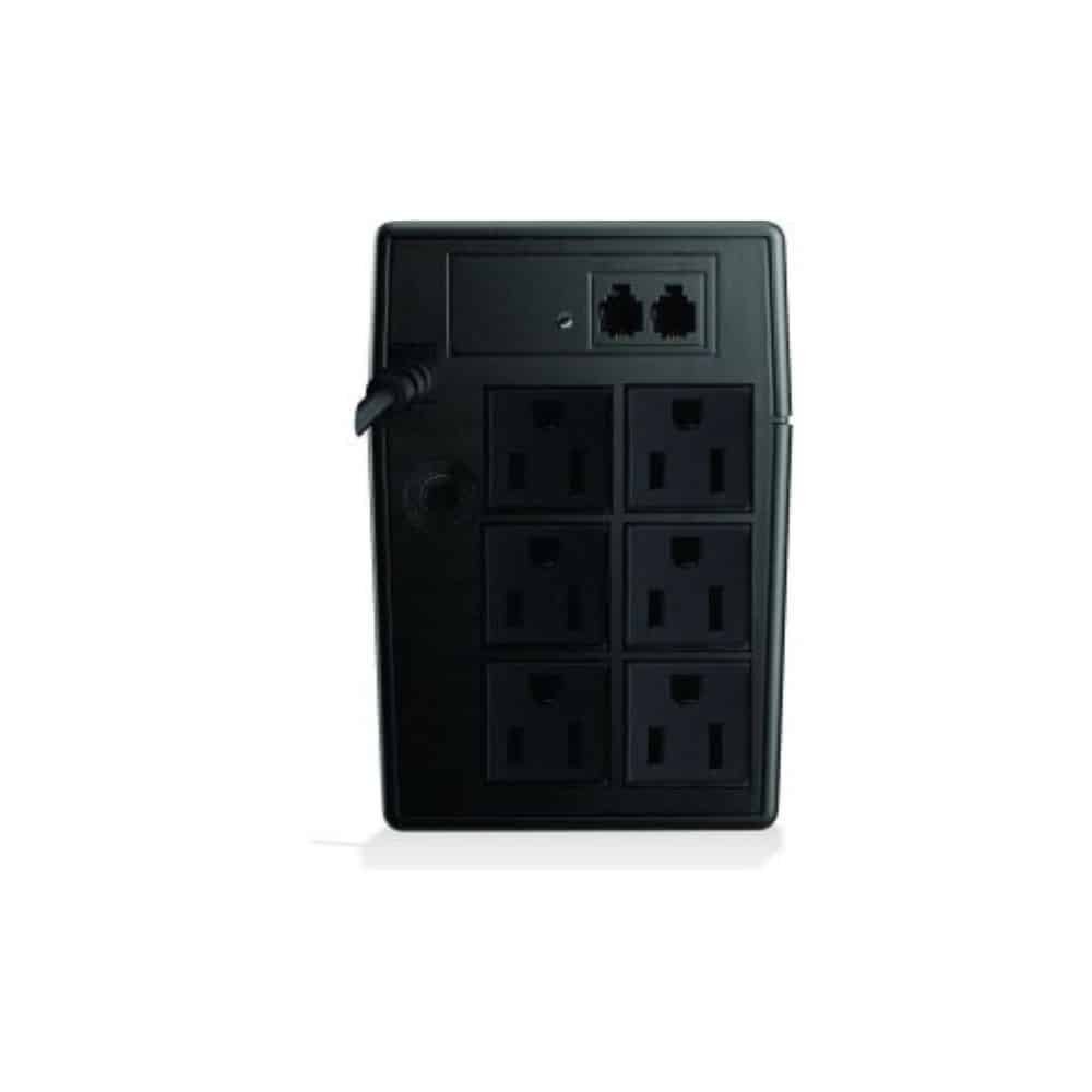 NO BREAK/UPS MARCA SMARTBITT 1KVA/500W, 6 CONT, RJ-11 (SBNB1000USB) - Imagen 2