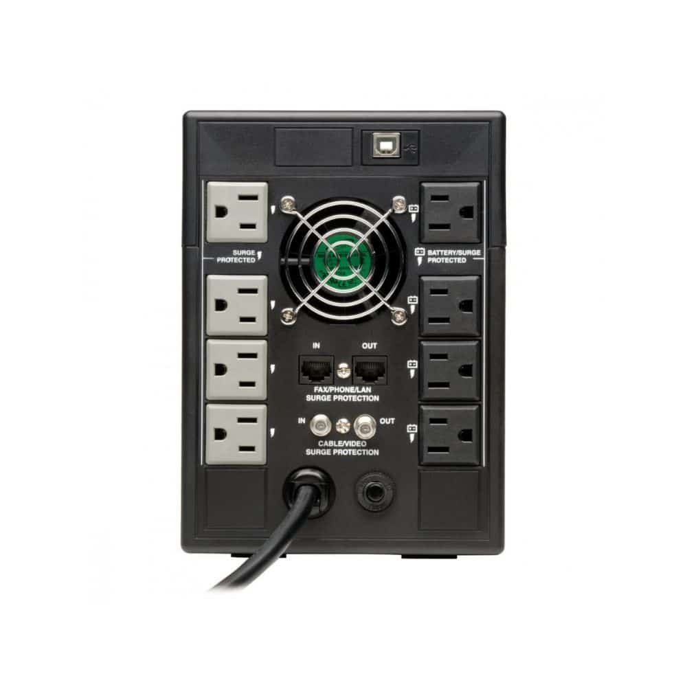 NO BREAK TRIPP-LITE SMART1300LCDT TORRE 720W 120V AVR INTERACTIVO LCD 8 CONTACTOS 5/15R - Imagen 3