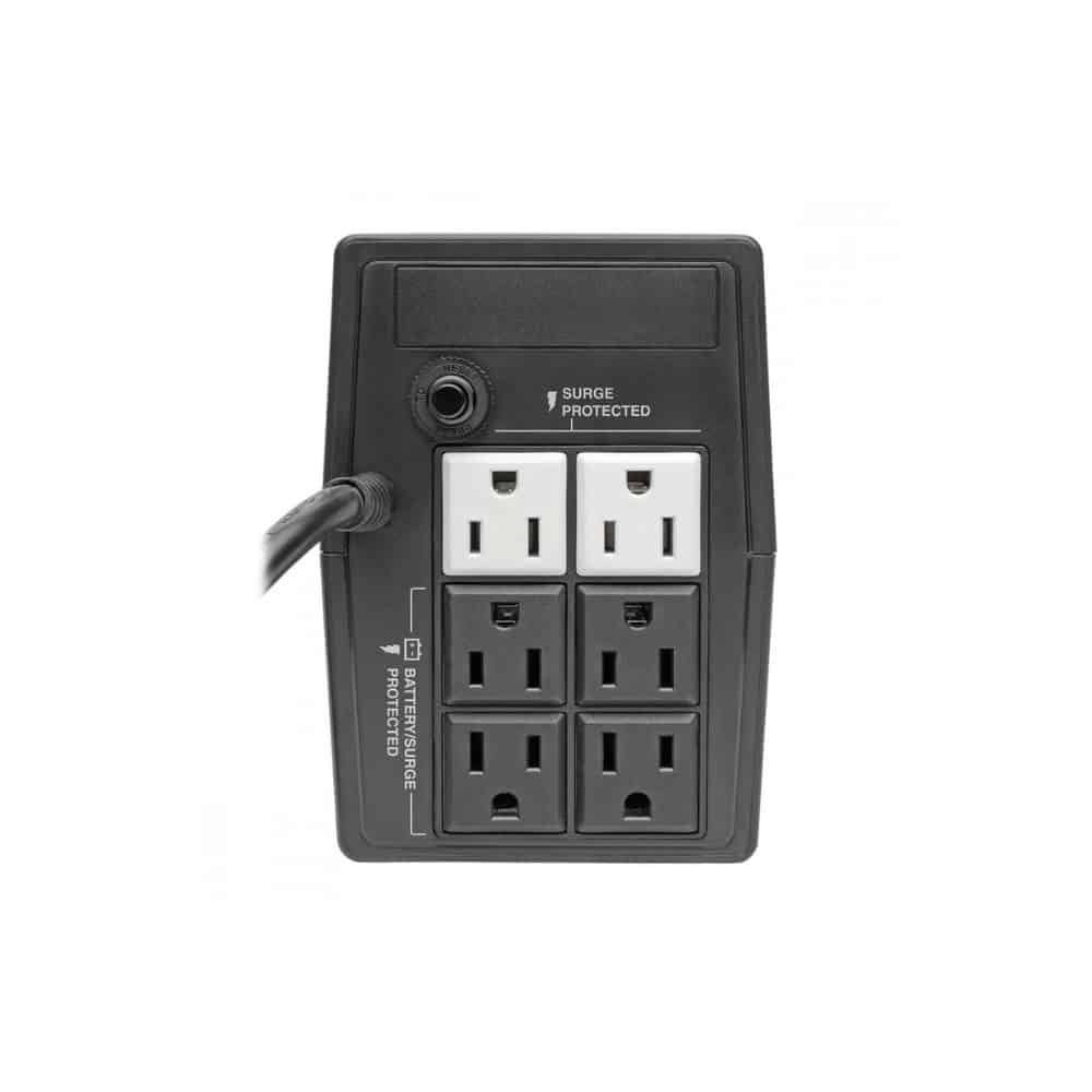 NO BREAK TRIPP-LITE VS650T 120V 50/ 60HZ, 650VA / 360 WATTS INTERACTIVO 6 CONTACTOS, AVR, SERIE VS, TORRE. 3 AÑOS DE GARANTIA. - Imagen 2