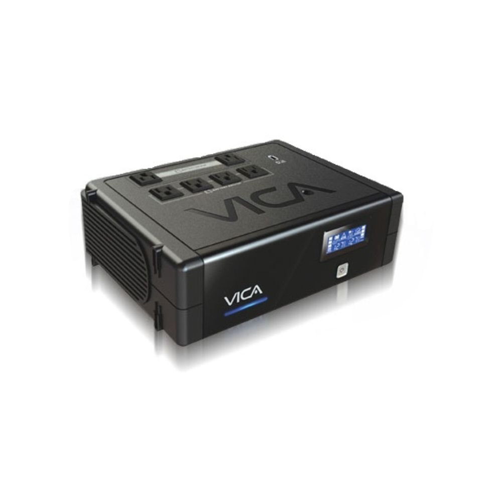 NO BREAK UPS VICA REV 900 900VA/500W 6 TOMAS REGULADAS Y RESPALDADAS NEMA 5-15R, 1 USB, 3 AÑOS DE GARANTIA