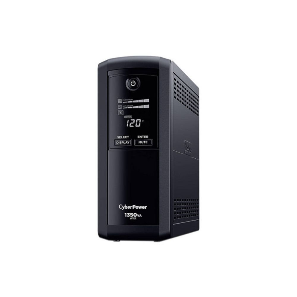 No-Break CyberPower CP1350AVRLCD 1350VA / 815W Interactivo con Pantalla LCD y 10 Contactos