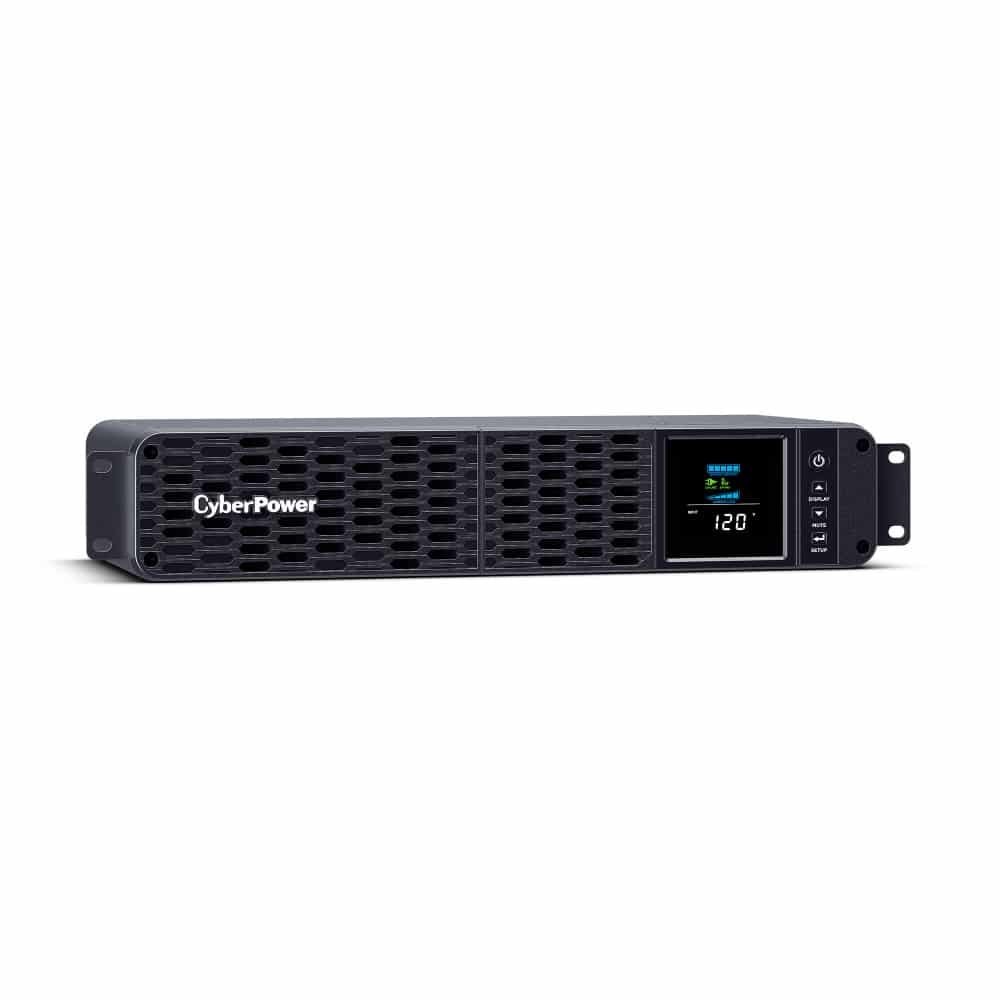 No-Break CyberPower CP1500PFCRM2U 1500VA / 1000W Rack con Onda Senoidal Pura y Pantalla LCD a Color