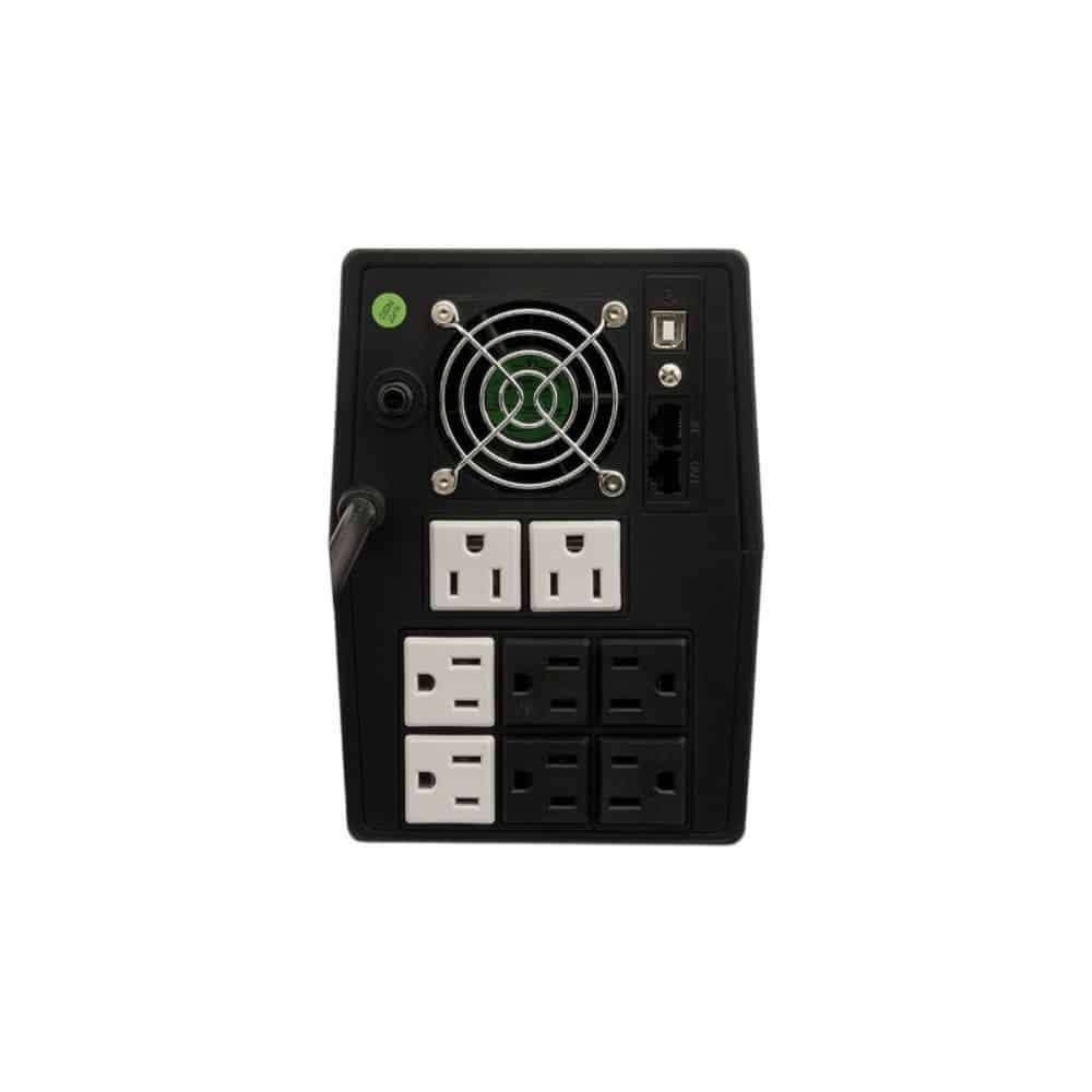No-Break Interactivo Smartbitt SBNB1800 1800VA / 900W con USB, Protección RJ11 y 8 Contactos - Imagen 3