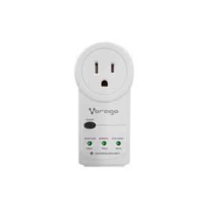 PROTECTOR DE VOLTAJE VORAGO RJ45/RJ11 PORTATIL 1800 W ELECTRODOMÉSTICOS (AVR-300-WH)