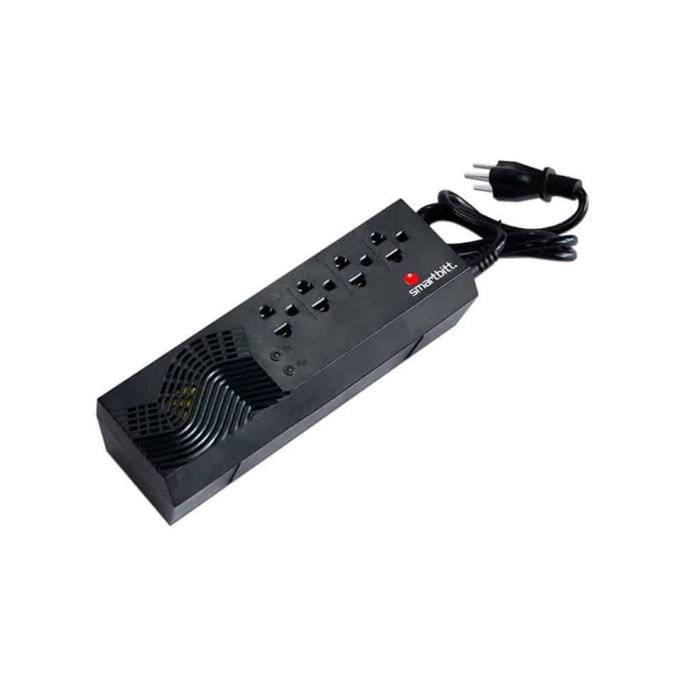 REGULADOR DE VOLTAJE SMARTBITT SBAVR1200S 1200VA / 600W 4 CONTACTOS. - Imagen 2