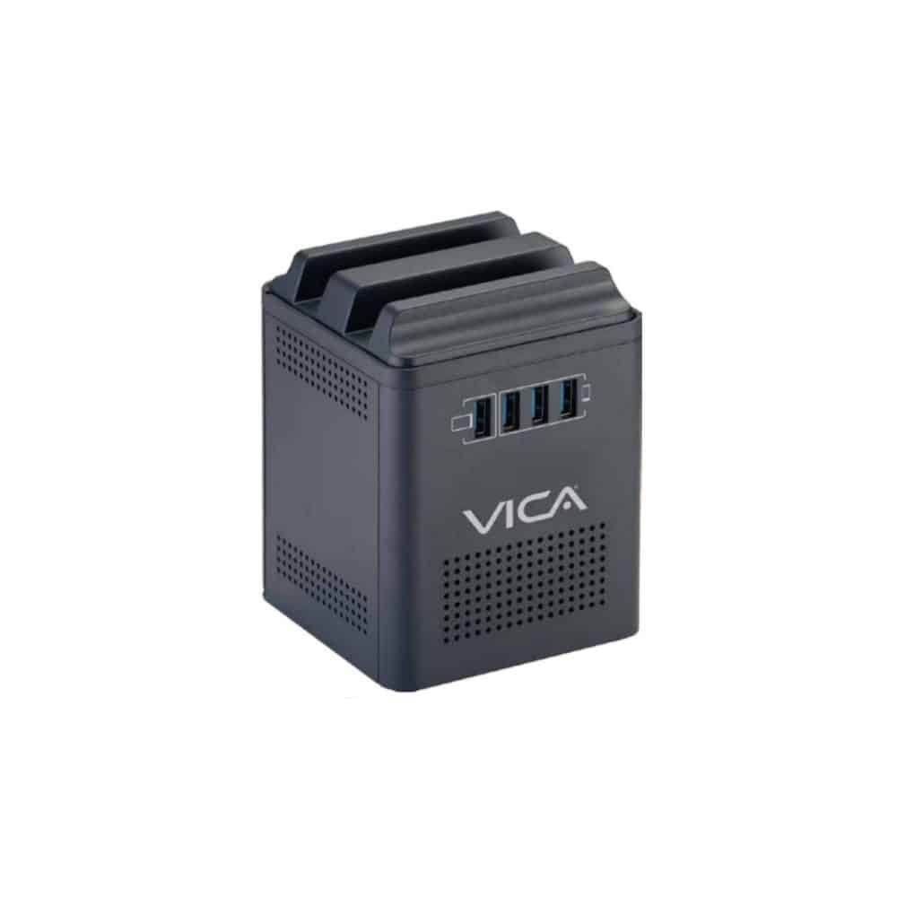 REGULADOR ELECT VICA 800VA/400W 4 CONT/4 USB CARGA RAPIDA (CONNECT 800)