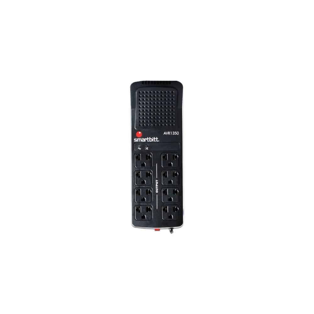 REGULADOR MARCA SMARTBITT 1350VA/675W, 8 CONT, RJ-11 (SBAVR1350) - Imagen 2