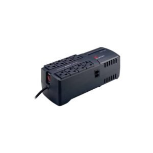 REGULADOR MARCA SMARTBITT 1350VA/675W, 8 CONT, RJ-11 (SBAVR1350)