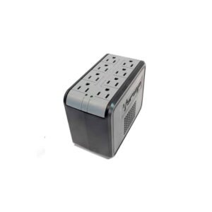 REGULADOR VORAGO 1000VA 8 CONTACTOS C/SUPR. PICOS NEGRO/BLANCO AVR-100