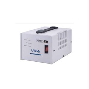 Regulador Automático de Voltaje VICA Protect 2K 2000VA / 1200W con 4 Contactos