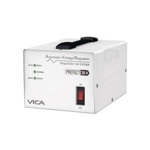 Regulador Automático de Voltaje VICA Protect 3K 3000VA / 1800W con 4 Tomas NEMA 5-15R