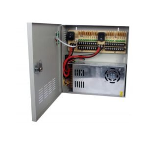 SAXXON PSU1220D18 - Fuente de 12 vcd/ 20 Amperes/ Para 18 Camaras/ 1.1 Amper por Canal/ Protección contra Sobrecargas/ Certificación UL/